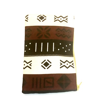 Dinner clutch - berry, ivory, black