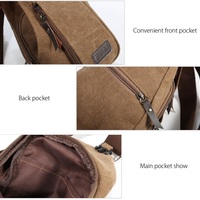 5L Leisure Canvas Sports Sling Bag - Thumbnail 1