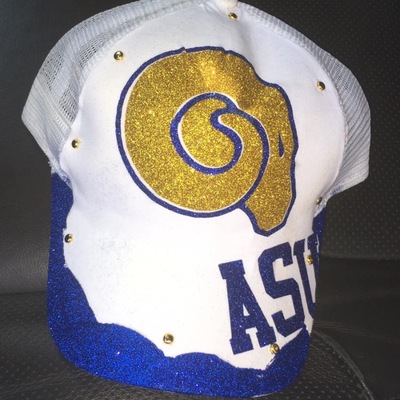 Asu glitter snap back