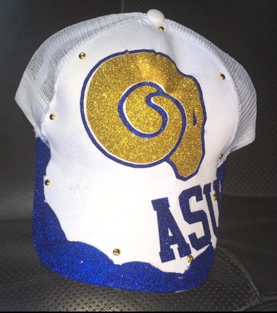 ASU Glitter Snap Back
