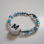 Letter M Bead Ring - Thumbnail 1