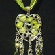 Green Heart Necklace Set - Thumbnail 1
