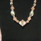 Pink Acrylic & Steel Necklace Set - Thumbnail 2