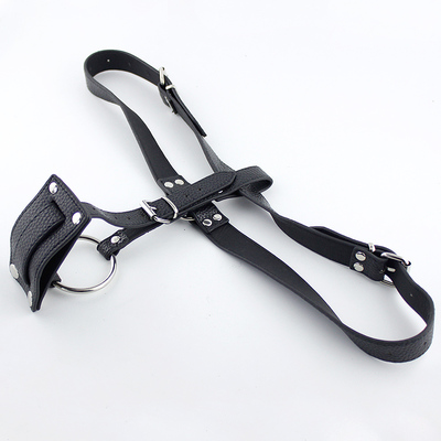 Sexy gay men's underear lingerie leather thongs toys
