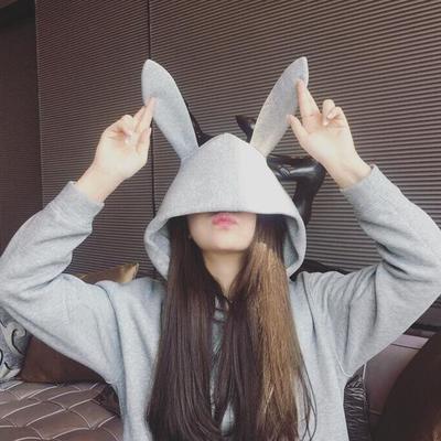 Kawaii rabbit ear hoodies