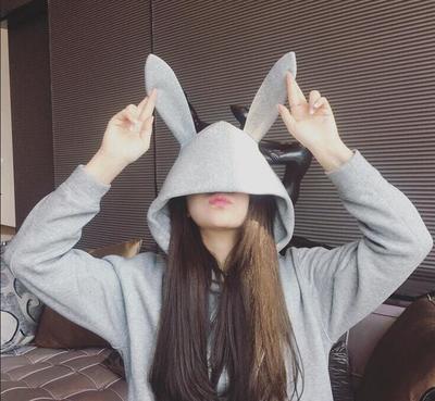 Kawaii Rabbit Ear Hoodies