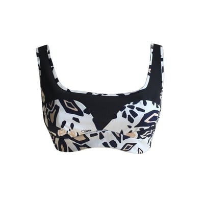 DIANE VON FURSTENBERG "Meni" Mesh Detail Bra Top