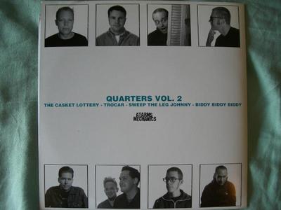 Quarters Vol. 2 feat: The Casket Lottery, Sweep The Leg Johnny, Trocar, Biddy 7"