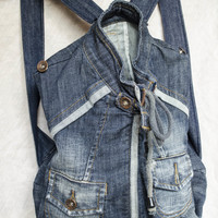 Eco-friendly jeans Backpack - Thumbnail 1