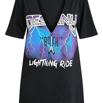 Destiny T-Shirt Dress - Thumbnail 3