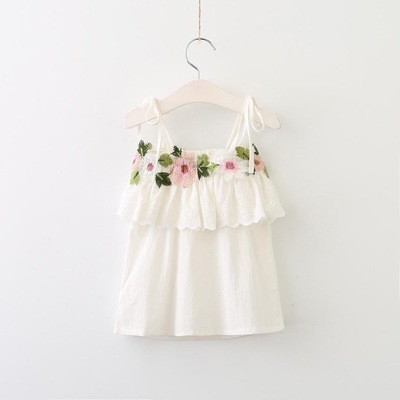 Antique garden dress in white