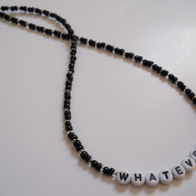 Whatever bead necklace