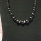 Black Cultura Glass Pearl Necklace Set - Thumbnail 2