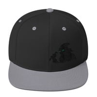 The Hussla #1.1 Wool Blend Snapback - Thumbnail 4