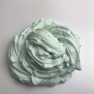 Chewed up  peppermint bubblegum!