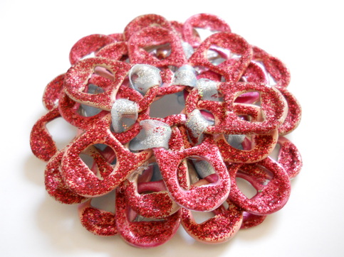 Red and Pink Tab Pin