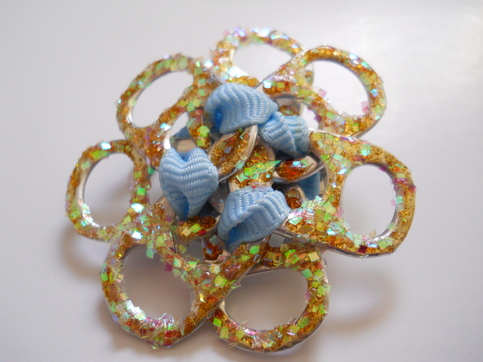 Gold Shimmer Tab Pin