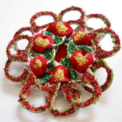 Christmas spirit tab pin