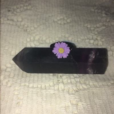 Light purple daisy ring