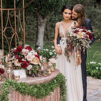 2017 Custom Handmade A-line Straps Floor-length Chiffon Prom Dress Evening Dress MK0555 - Thumbnail 2