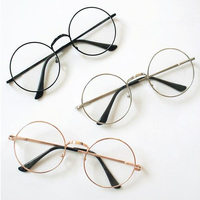 Retro Round Glasses - Thumbnail 1