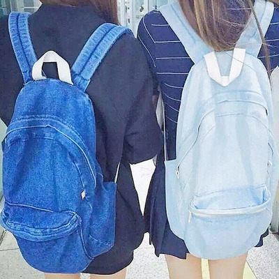 Vintage denim backpack - Thumbnail 4