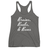 Brains, Boobs, & Buns Women's tank top - Thumbnail 2