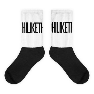 #ohilikethat black foot socks