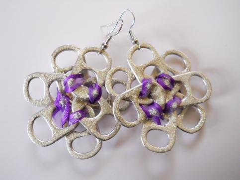 Glow in the Dark Tab Earrings