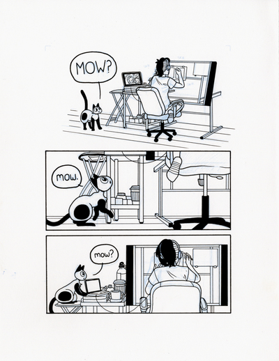 Frankie Comics Original Art - "Call n' Return" Page 01