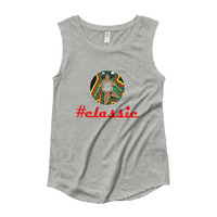 Cadillac Music Ladies’ Cap Sleeve T-Shirt - Thumbnail 3