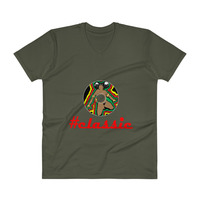 Cadillac Music V-Neck T-Shirt - Thumbnail 3