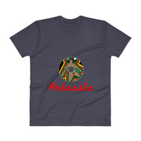 Cadillac Music V-Neck T-Shirt - Thumbnail 4