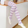 Thigh High Over the Knee Striped Socks-1