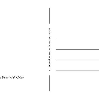 Parenting survival postcard set