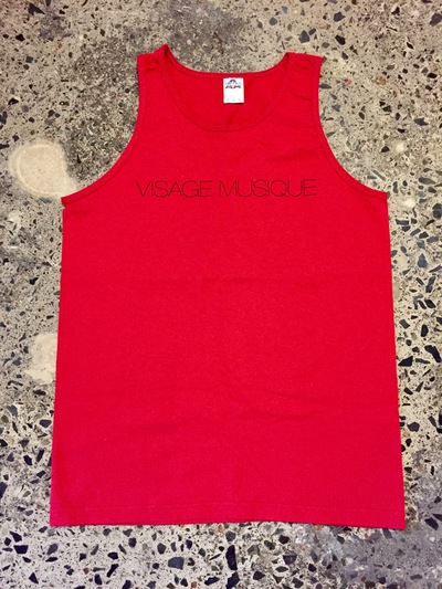 VISAGE MUSIQUE TANK TOP - RED