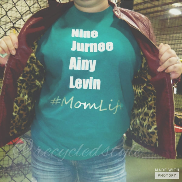 Custom #MomLife Tee