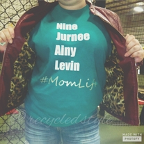 Custom #MomLife Tee