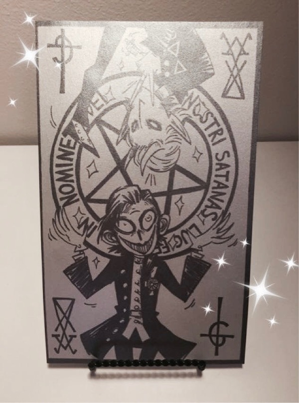 Ghost Metallic Silver Mini-Print 1