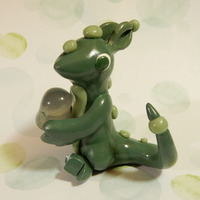 Green Stone Dragon - Thumbnail 2
