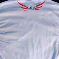 PropERty Of NSE. (White,Black&FlameRed) NoSlacknEnt. T-shirt. - Thumbnail 1
