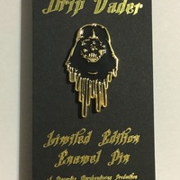 Drip Vader - Gold Edition - Enamel Pin - Thumbnail 2