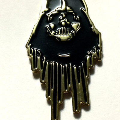 Drip vader - gold edition - enamel pin