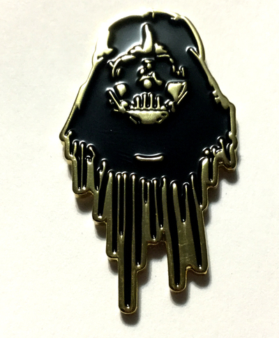 Drip vader - gold edition - enamel pin