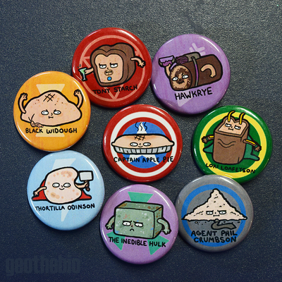 Breadvengers Pin Set (8)