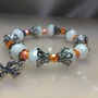 Glass Crystal Bracelet w/Ankh charm  - Thumbnail 4
