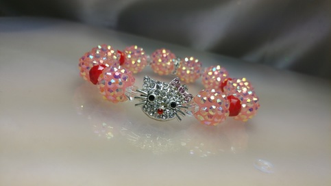 Acrylic beaded Bracelet 