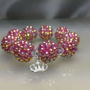 Acrylic Disco ball bracelet 