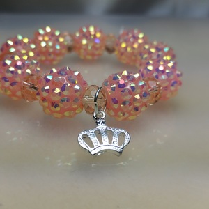 Acrylic Disco ball bracelet 