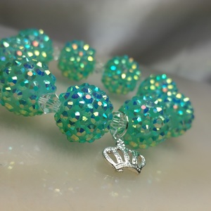 Acrylic Disco ball bracelet 